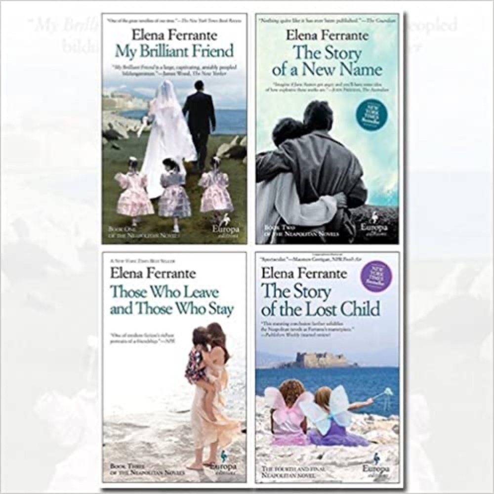 4 Books Elena Ferrante Complete Neapolitan Series